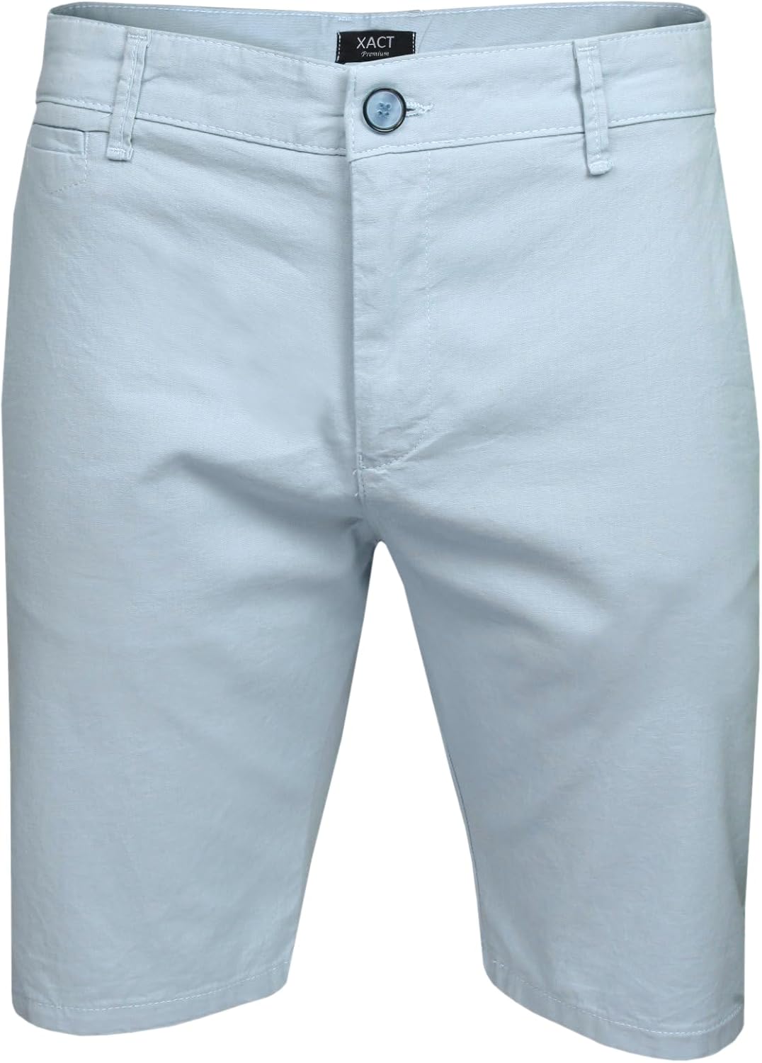 Thumbnail 3 de Xact Mens Linen 9 Inch Tailored Chino Shorts, Regular Fit