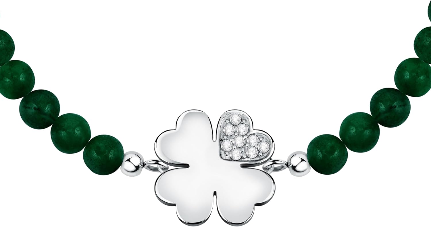 Detalle de Morellato Bracciale Donna VALENTINA in Acciaio con Agata naturale – SATQ08