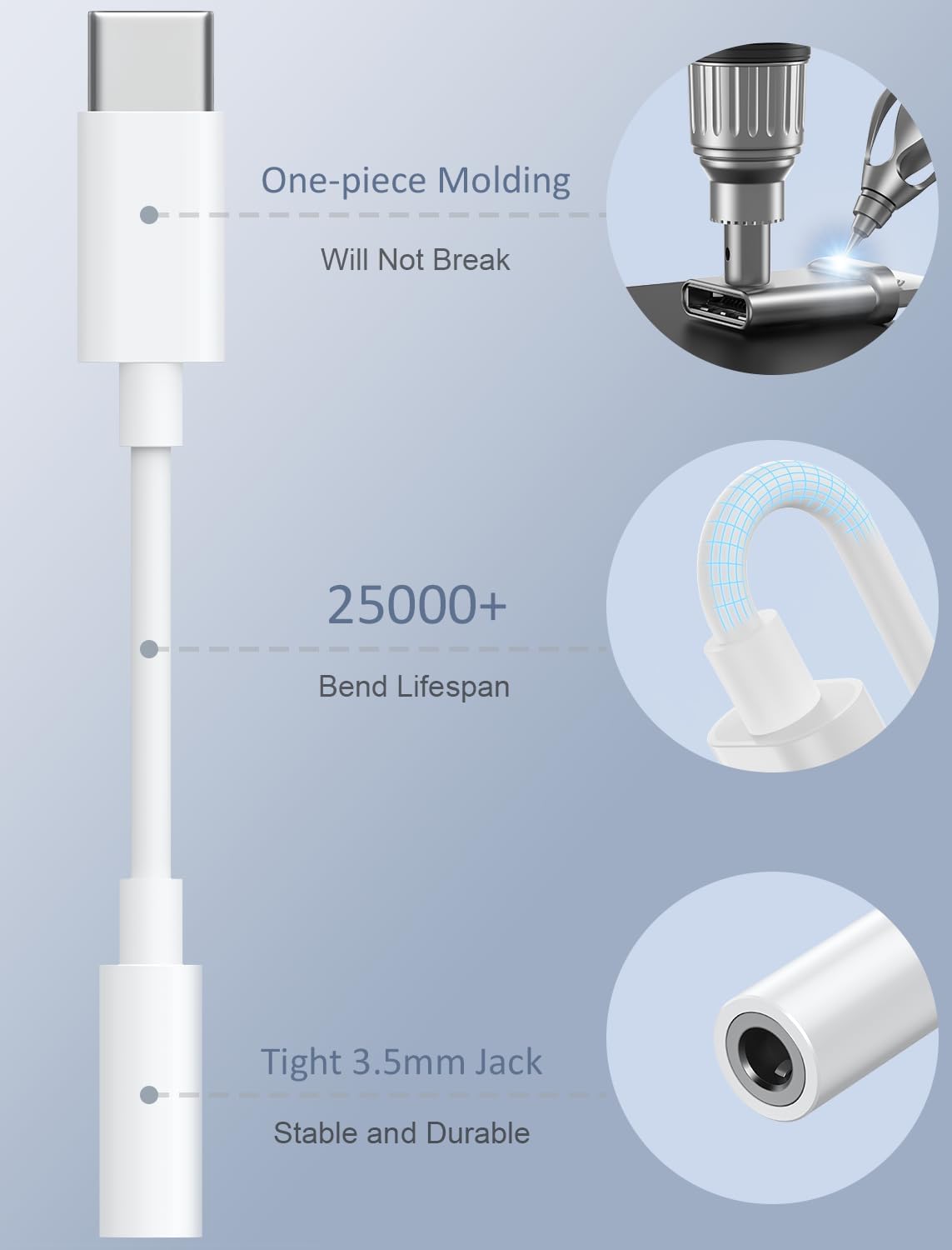 Thumbnail 4 de phoie USB-C to 3.5mm Adapter 2 Pack