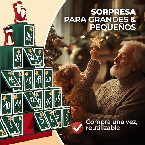 Thumbnail 4 de Spielwerk Calendrier de l'Avent bois 24 tiroirs ⏳