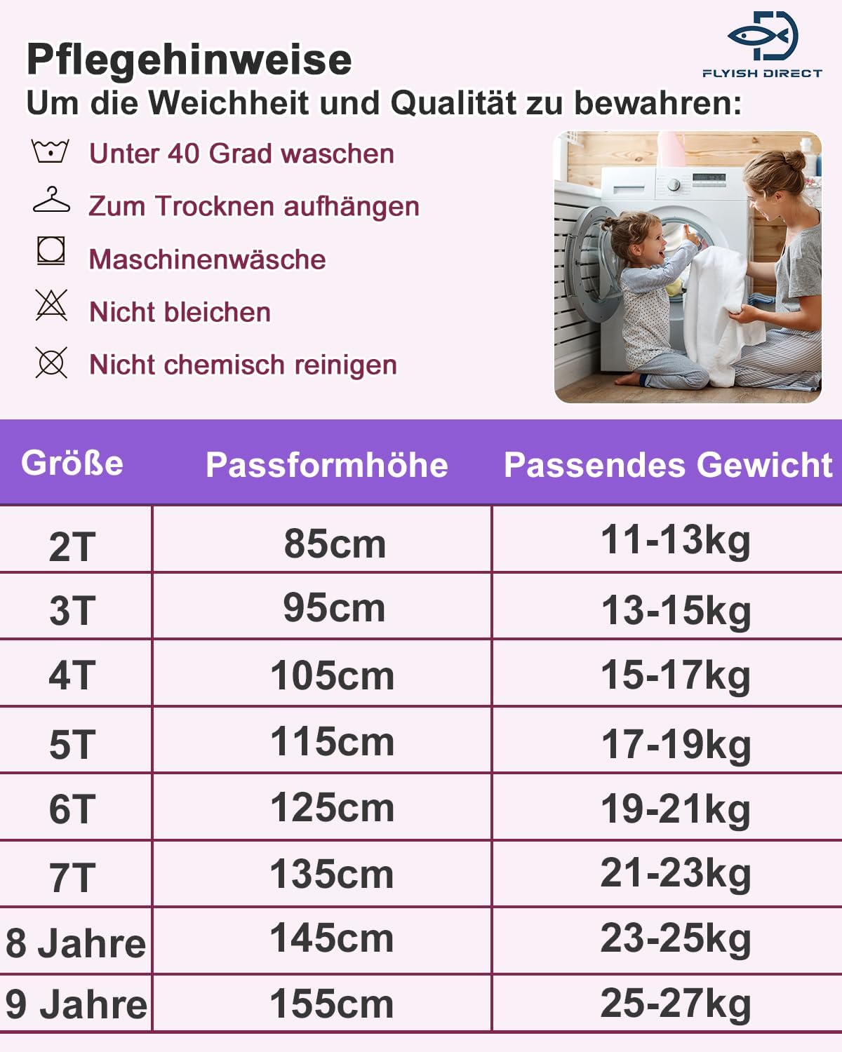 Thumbnail 5 de FLYISH DIRECT Töpfchen-Trainingshose im 6er-Set für Kinder (Bio-Baumwolle, TPU innen) – geeignet ab ca. 11 kg