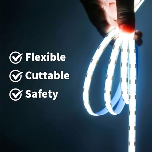 Thumbnail 1 de ShineBurky Striscia LED COB 5V USB 2m 640LED CRI93+ – luce uniforme e discreta per ogni ambiente