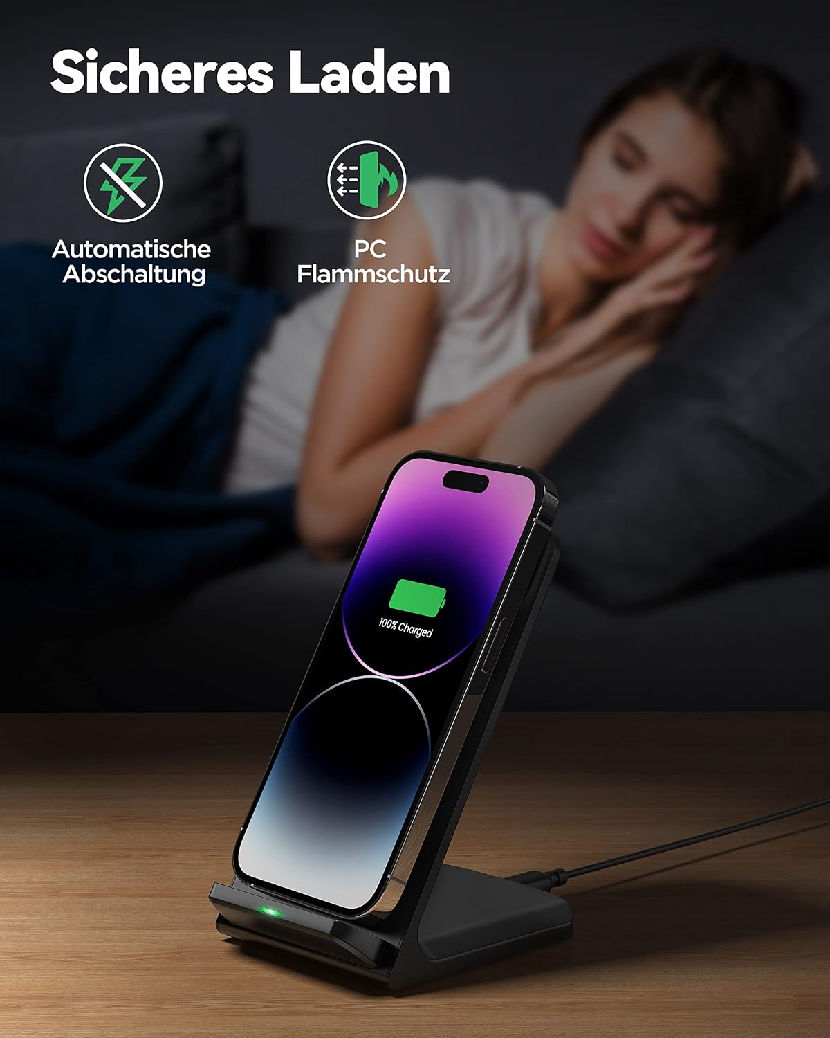 Thumbnail 2 de TECKNET Wireless Charger Stand 15W Qi