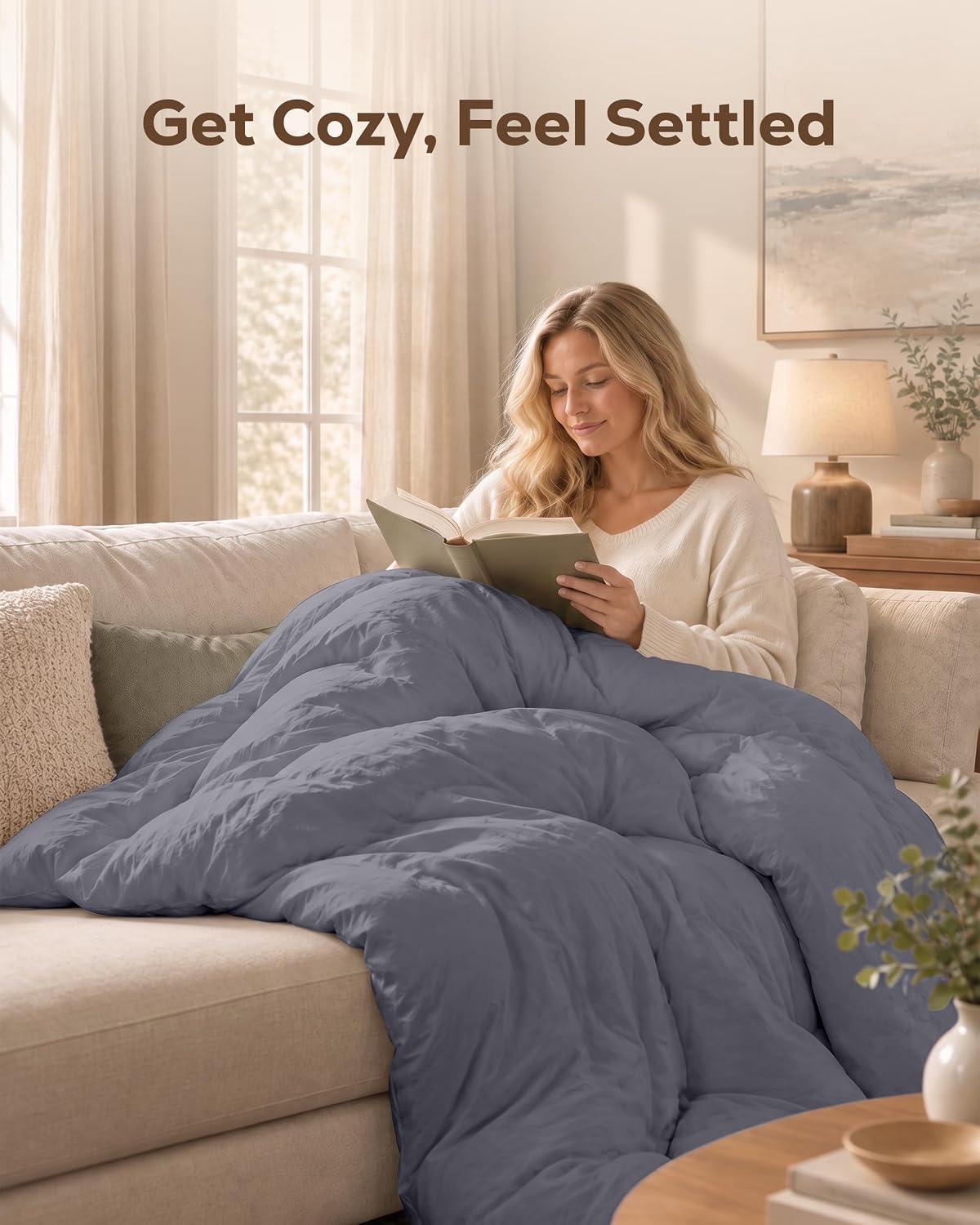 Detalle 1 de Utopia Bedding UB0296 Twin/Twin XL Duvet Cover Set, Grey Polyester, Zippered