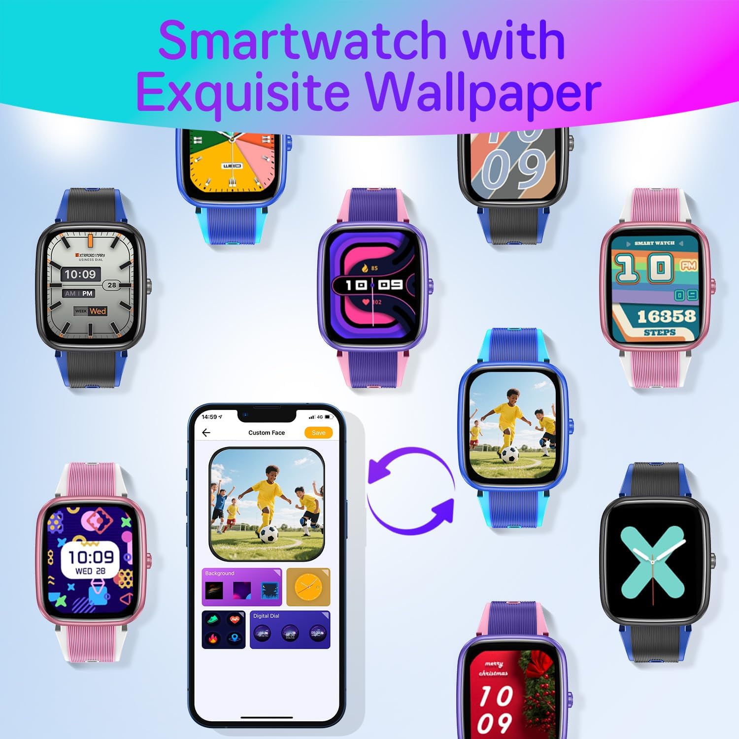 Detalle de Smartwatch Fitness bambini 1.75