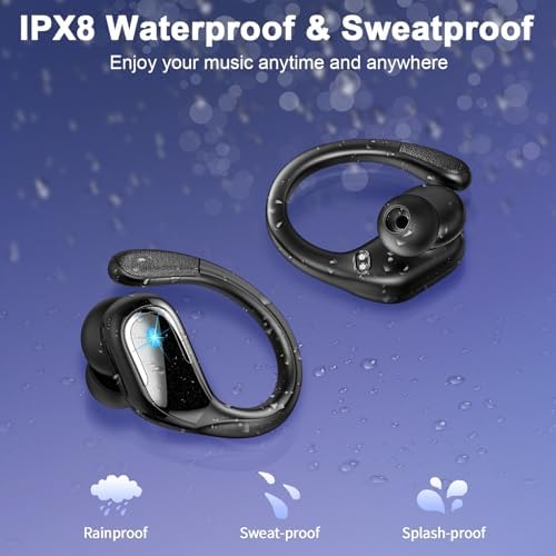 Detalle 2 de Ltinist Cuffie Bluetooth 5.4 Sport: autonomia record e sound HI-FI per allenamenti intensi