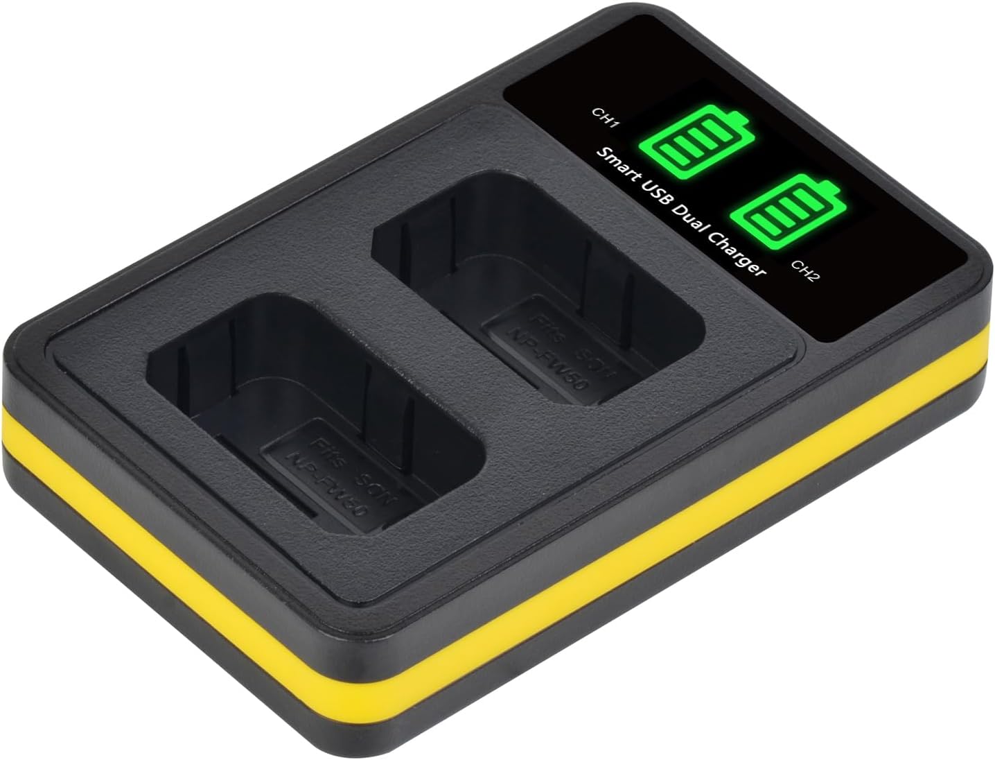 Thumbnail 6 de PowerTrust 2Pcs NP-FW50 Battery and LED Dual Charger for Sony Cameras