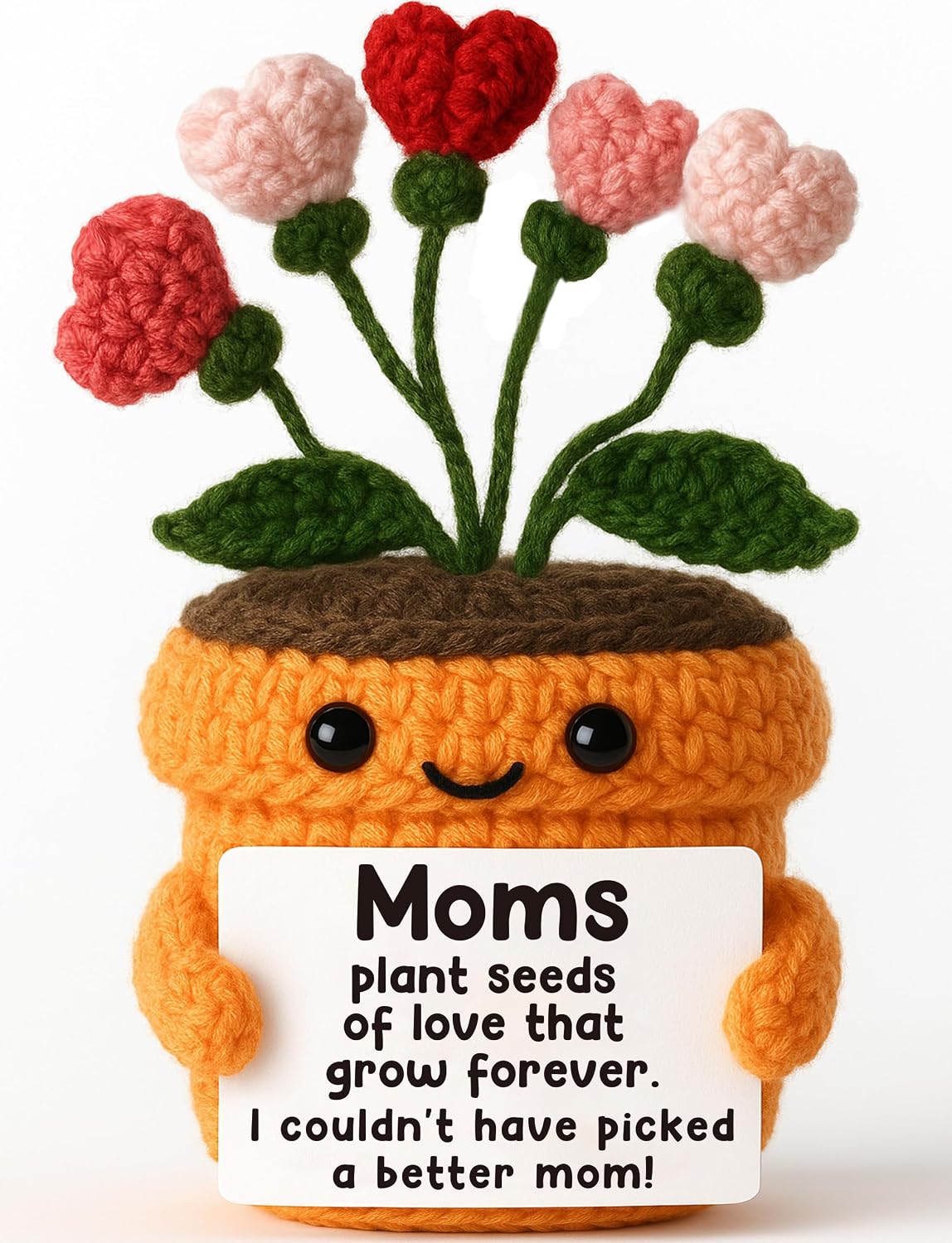 Detalle de Crochet Flower Pot Gift for Mom