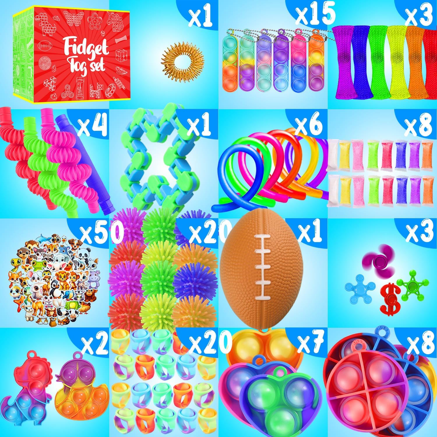 Thumbnail 2 de Fidget Toys 126-Pack Sensory Toys for Kids