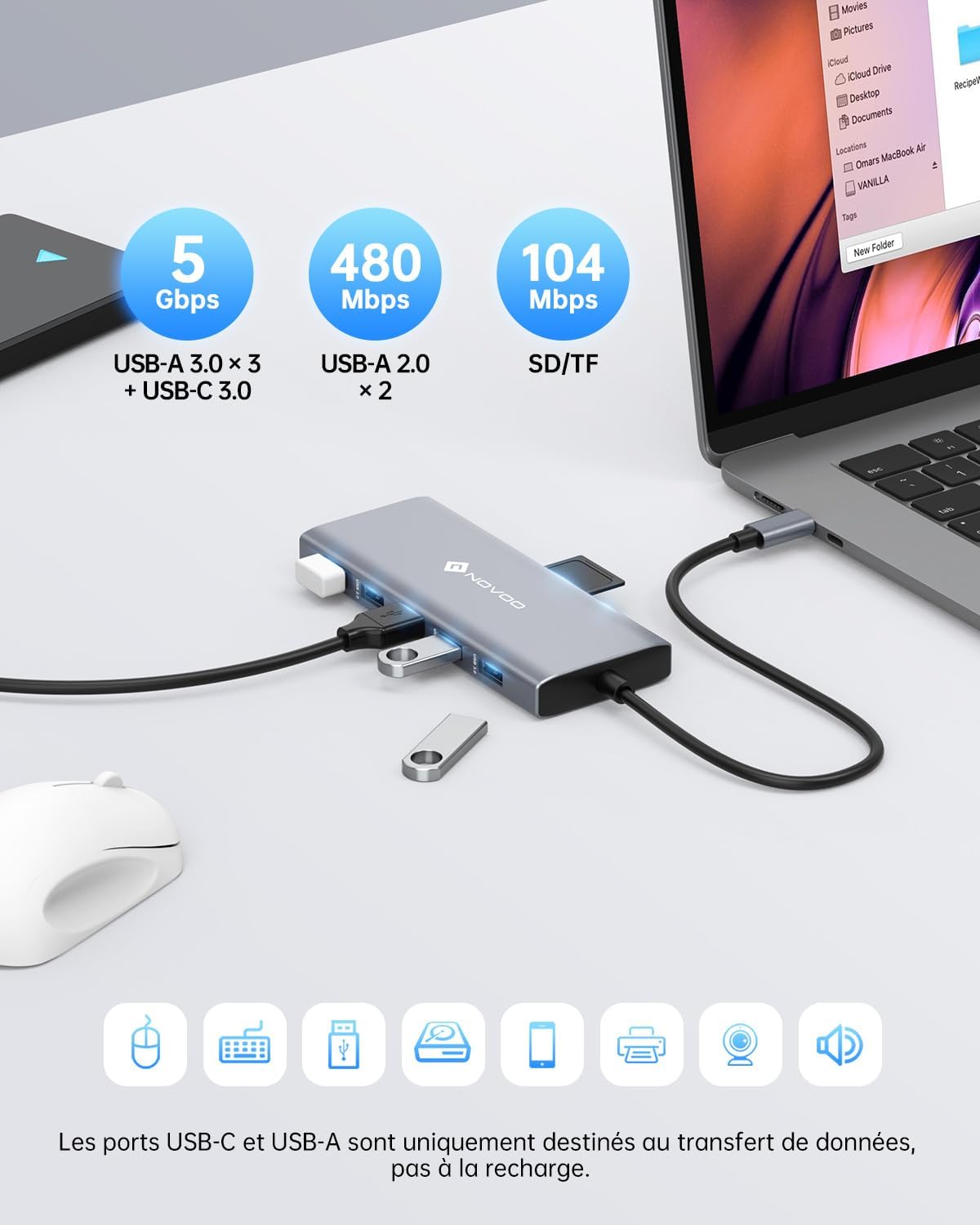 Thumbnail 4 de NOVOO Station USB C 12 en 1