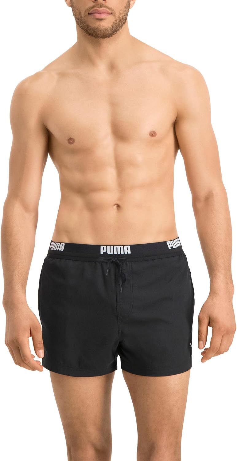 Detalle de PUMA Logo Herren Kurze Badehose Bermuda Uomo: stile sportivo e praticità per l’estate