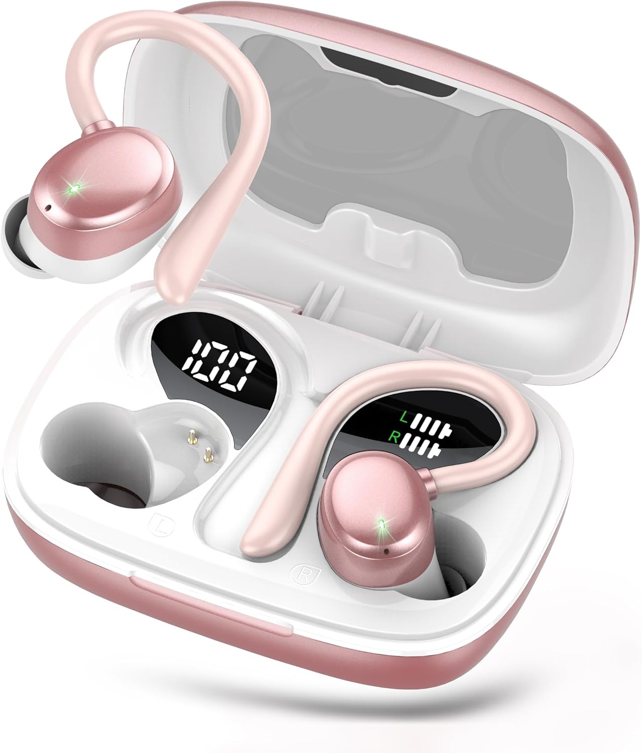 Detalle de Bluetooth Sport-Kopfhörer 5.3 mit HD Mic