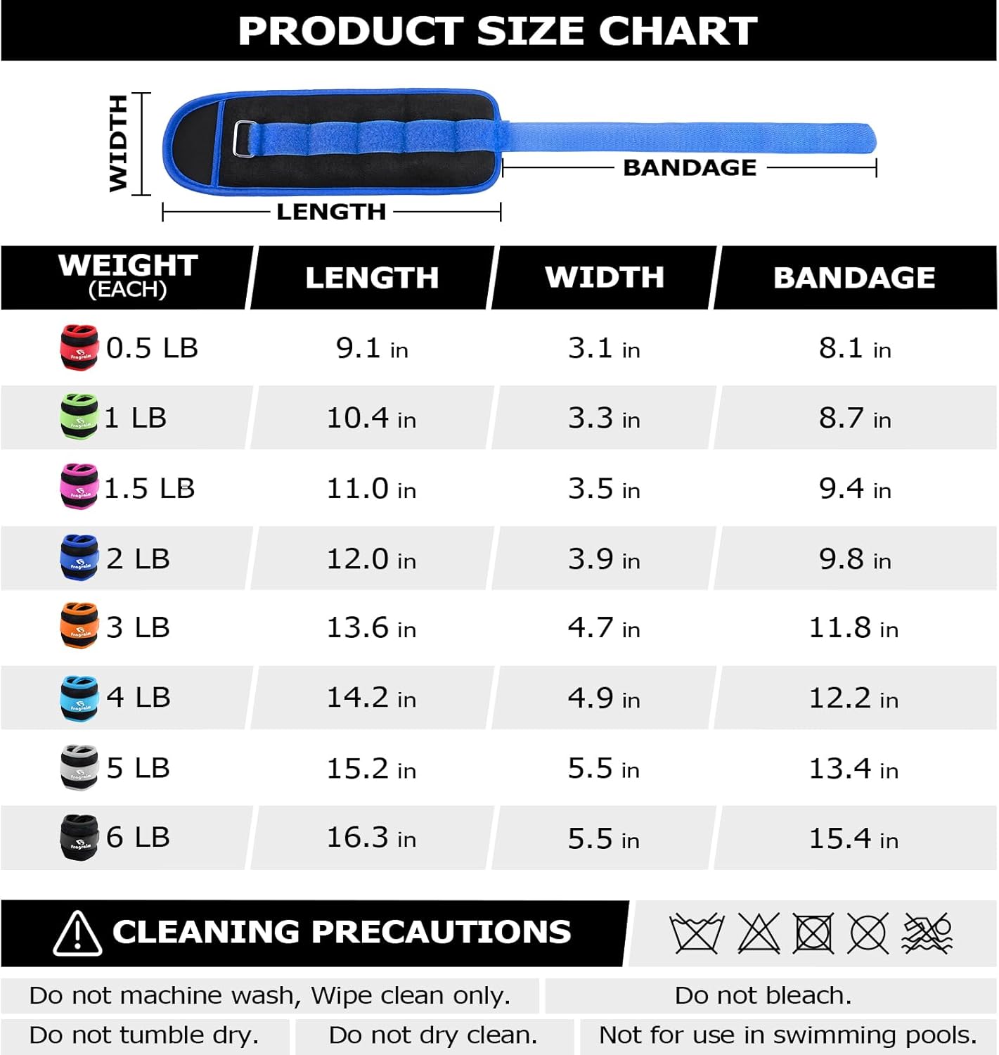 Thumbnail 4 de Ankle Weights for All 1–20 lb