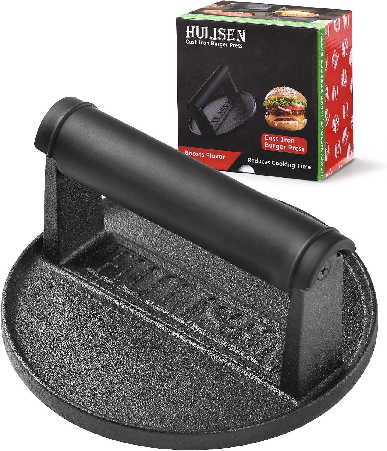 HULISEN Cast Iron Burger Press