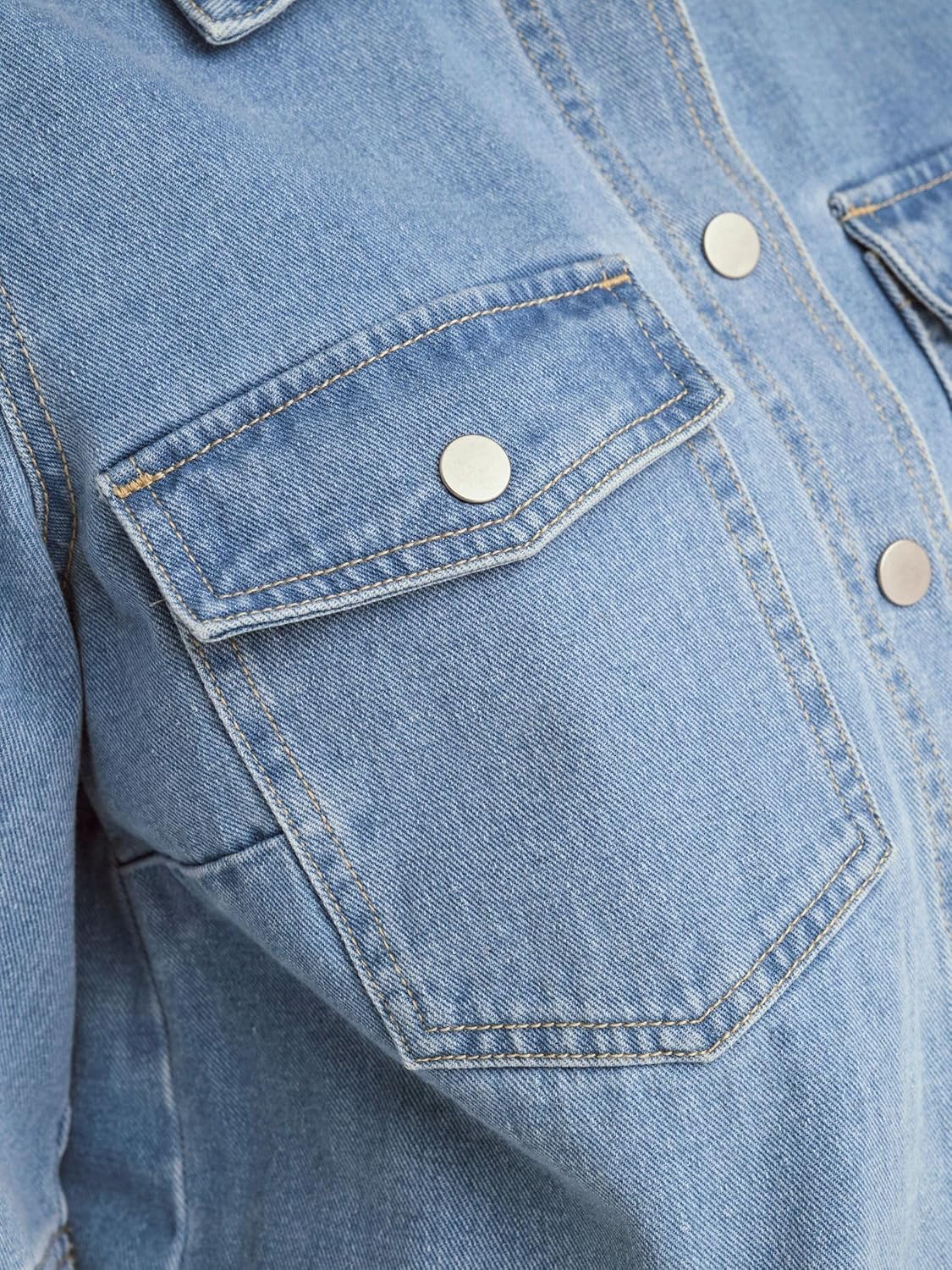Thumbnail 6 de ONLY Denim Shirt ONLBELLE Denim Shirt - stile casual e versatilità per ogni stagione