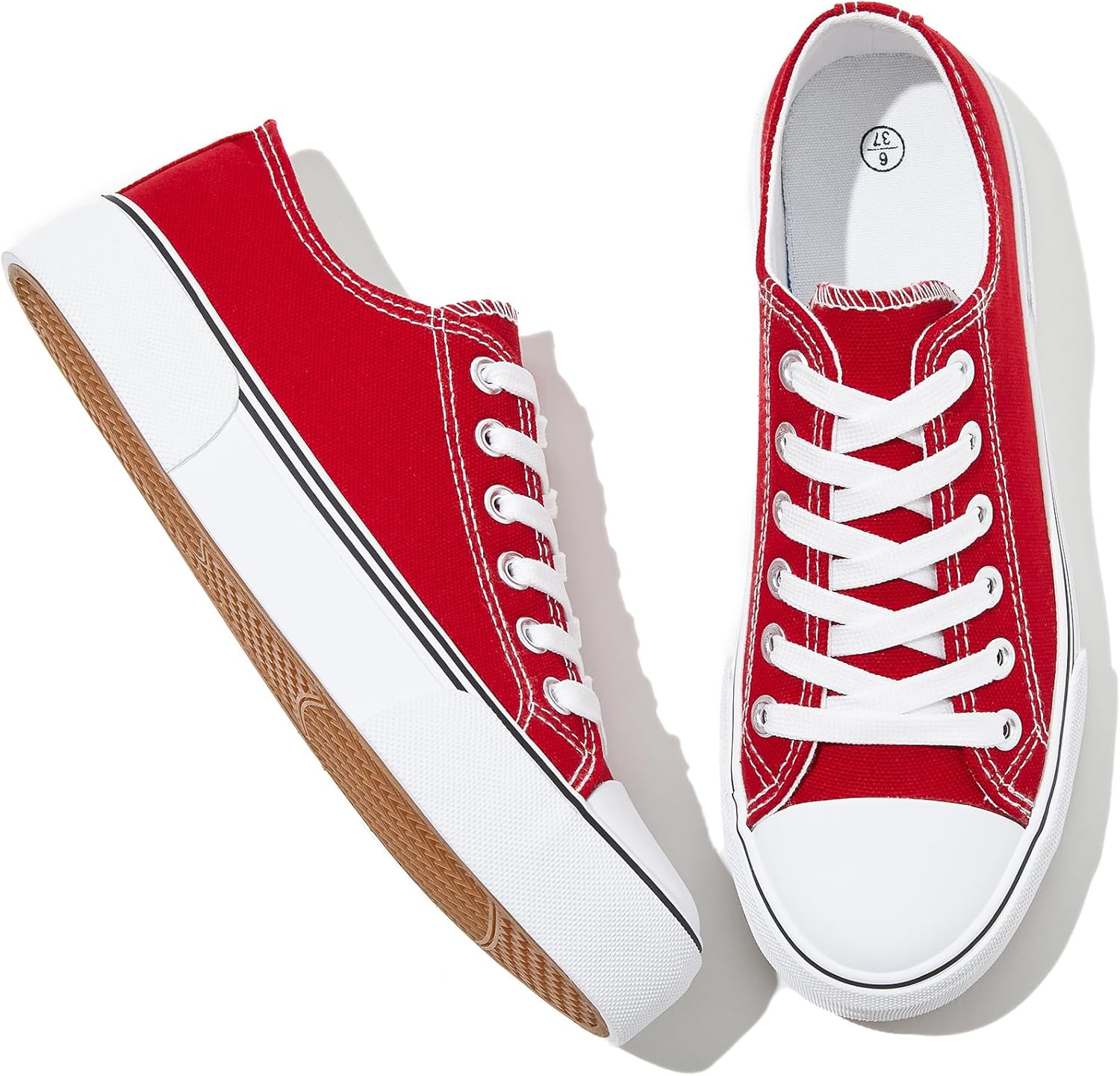 Thumbnail 6 de Adokoo Canvas Women’s Low Top Sneakers: Timeless, Comfortable Everyday Wear