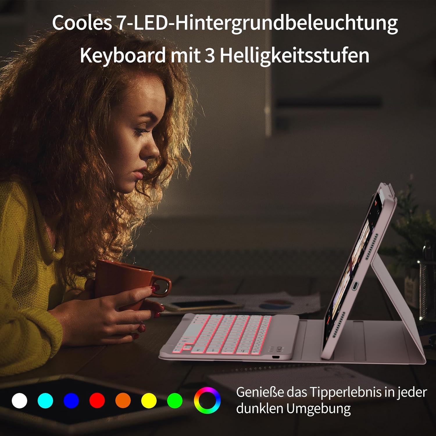Thumbnail 4 de zoyu Hülle mit Tastatur für iPad A16 11 Zoll