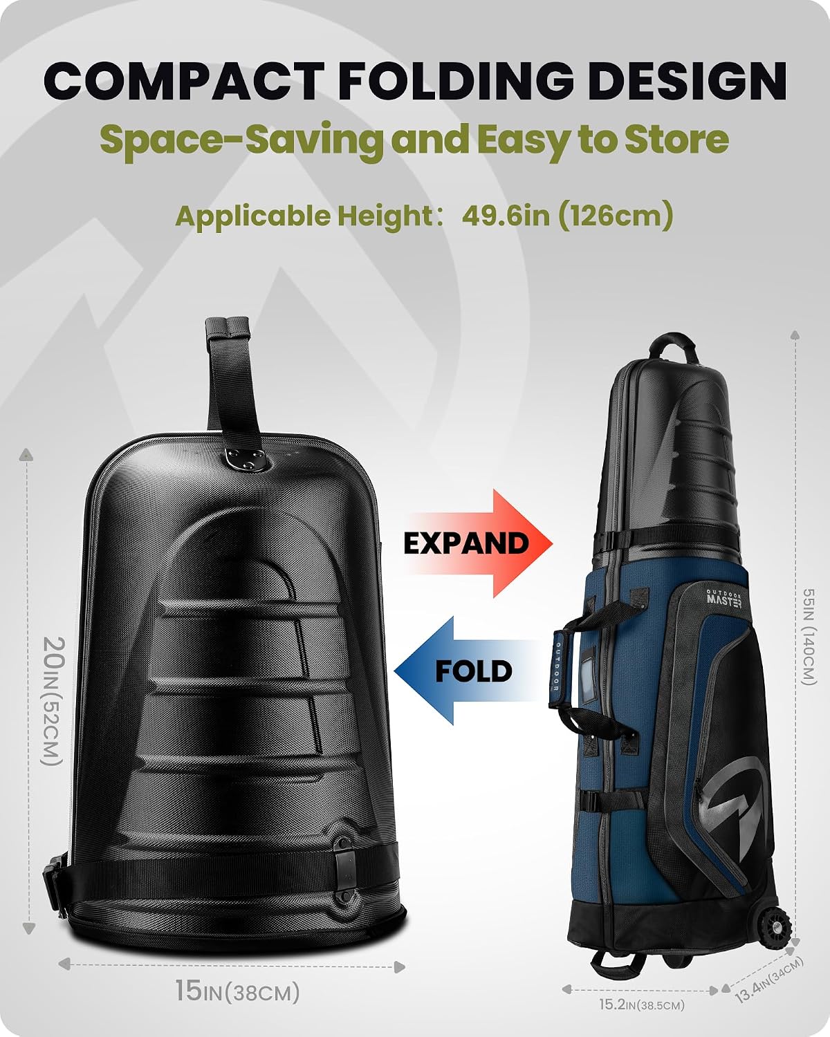 Thumbnail 4 de OutdoorMaster Golf Travel Bag
