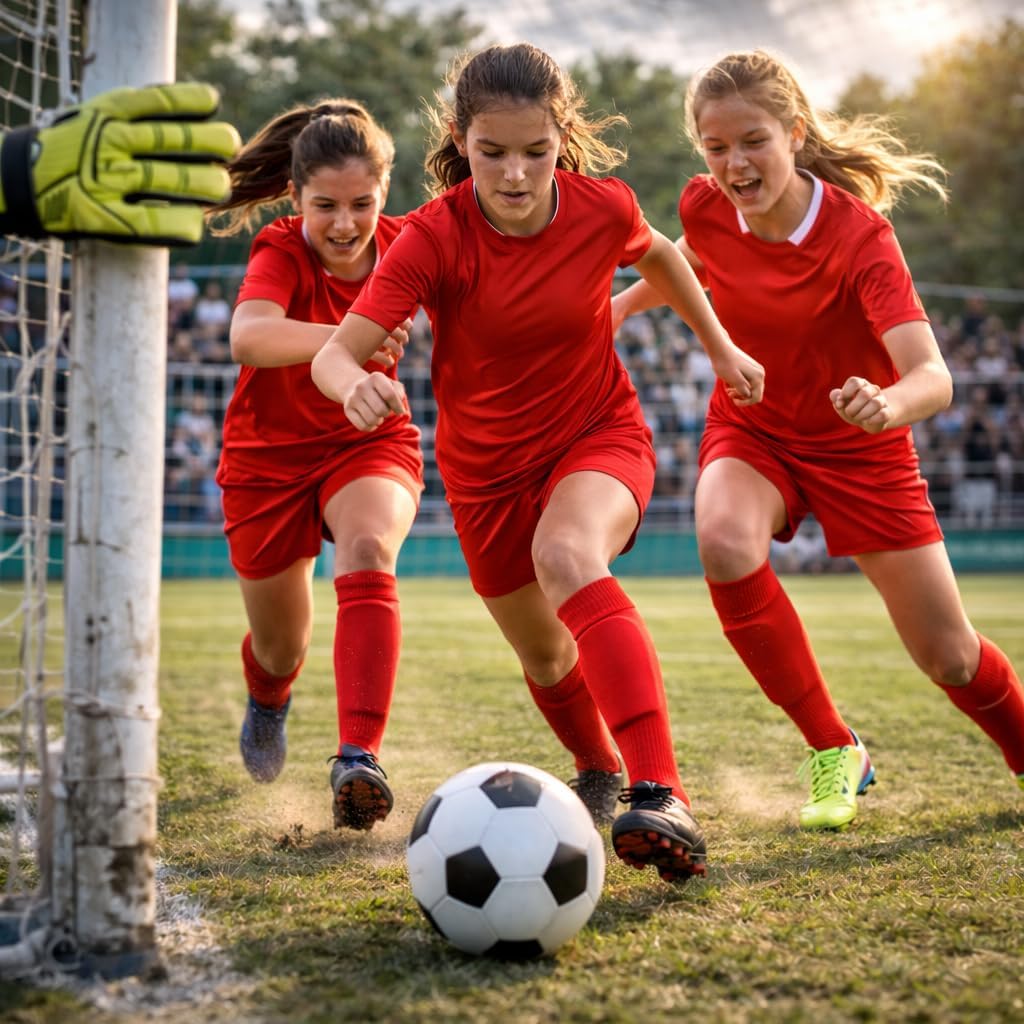 Detalle de COSHAL Kids Football Socks: Knee-High Comfort for Young Athletes