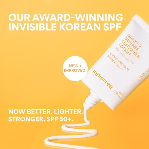 Detalle de innisfree Daily UV Defense Sunscreen SPF 50+ PA++++ – Invisible, Lightweight, Hydrating