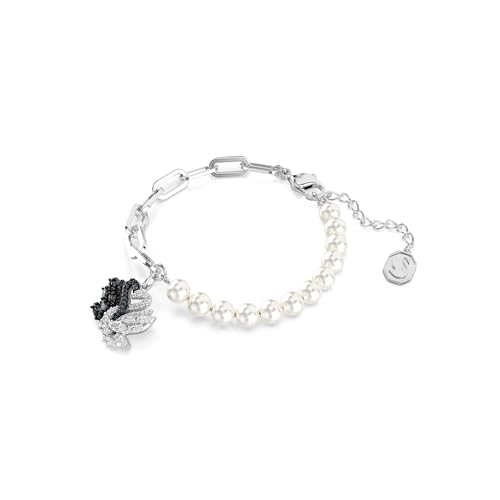 Detalle 2 de Swarovski Pulsera Swan Strand Crystal Pearls, Rodio 1 unidad 💍