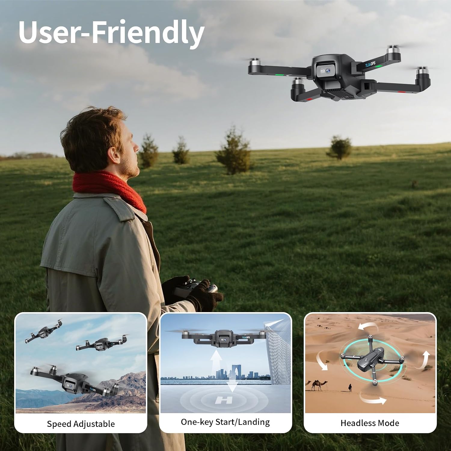 Thumbnail 6 de TL16GPS 4K GPS drone with camera