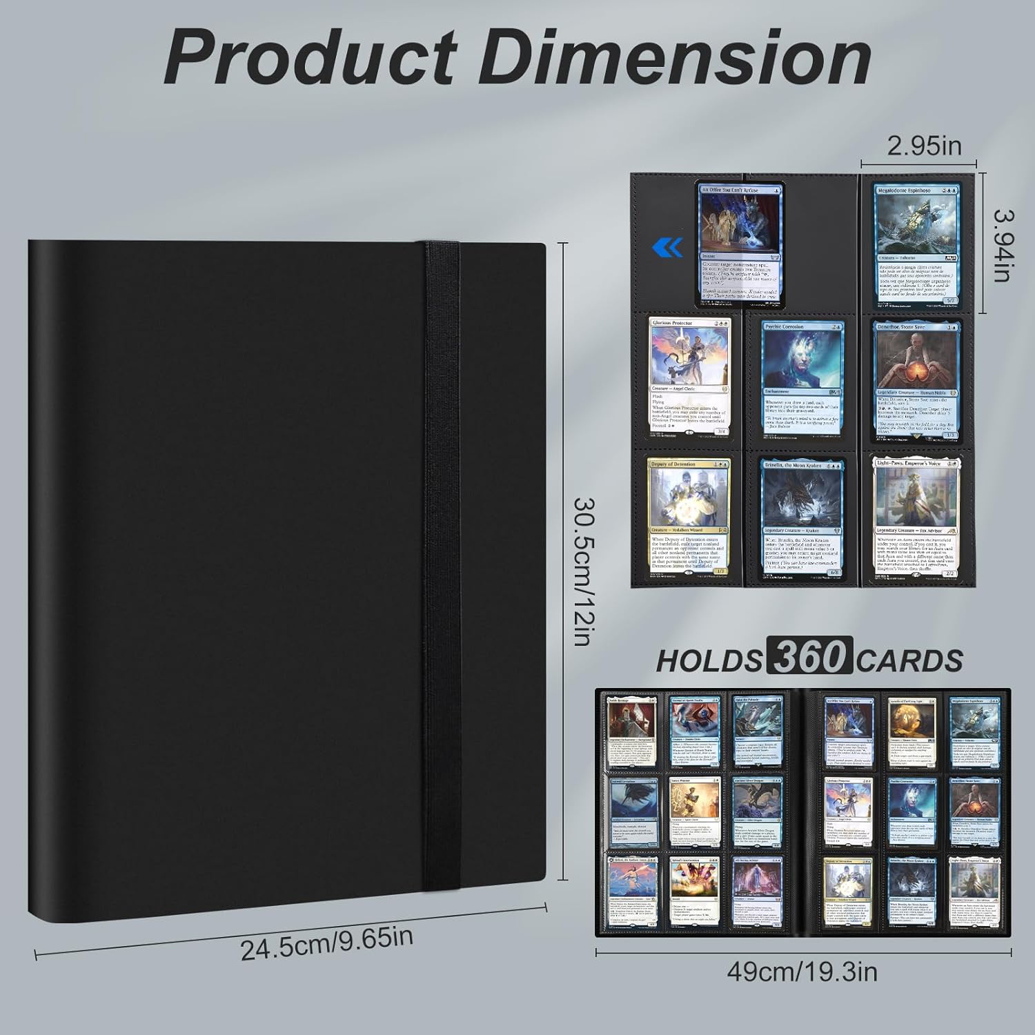 Thumbnail 2 de Mlikero 9 Pocket Trading Card Binder 360 pockets 📚