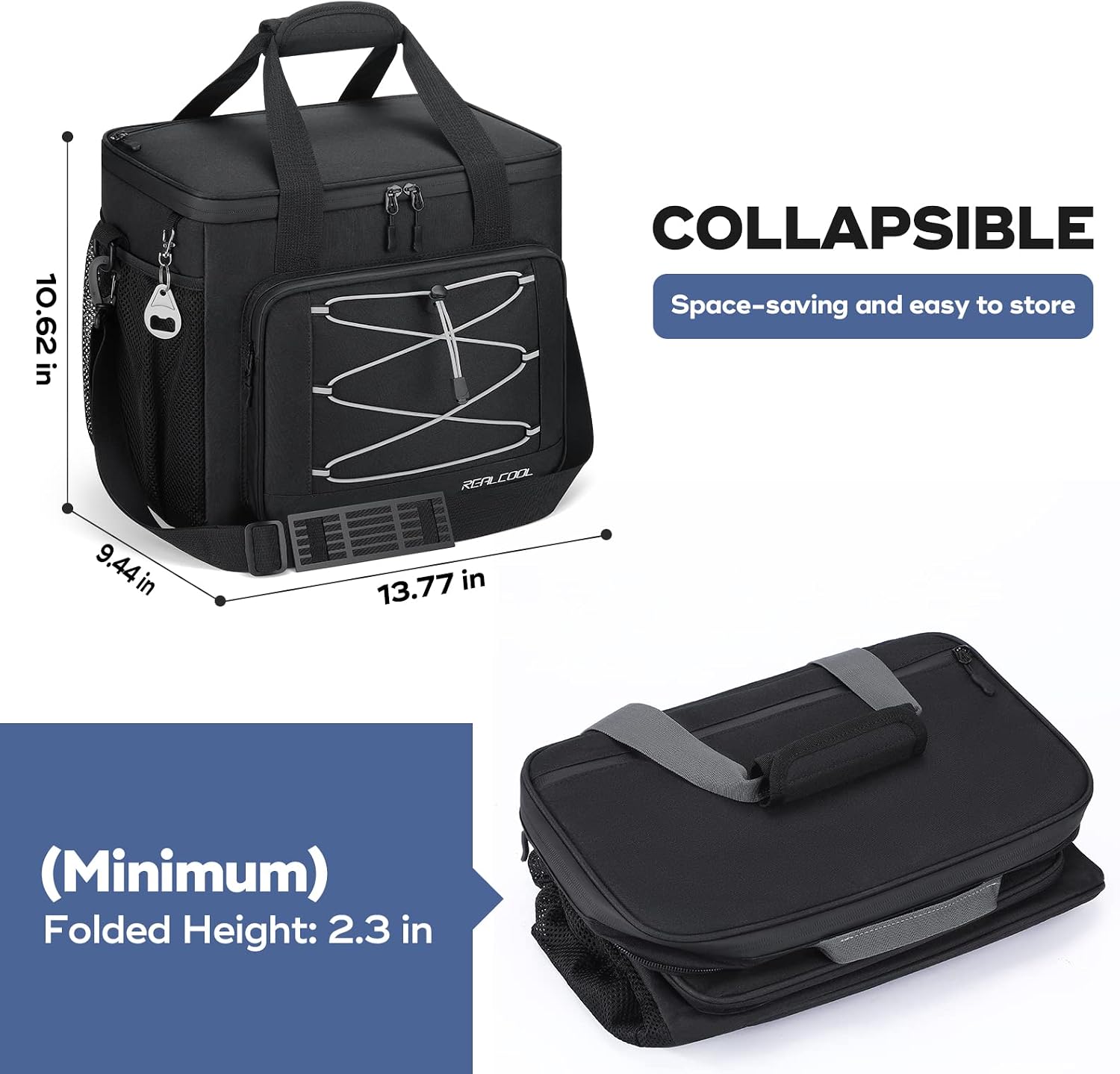 Thumbnail 6 de RealCool 35/45 Can Collapsible Soft Cooler Bag with 5-Layer Insulation
