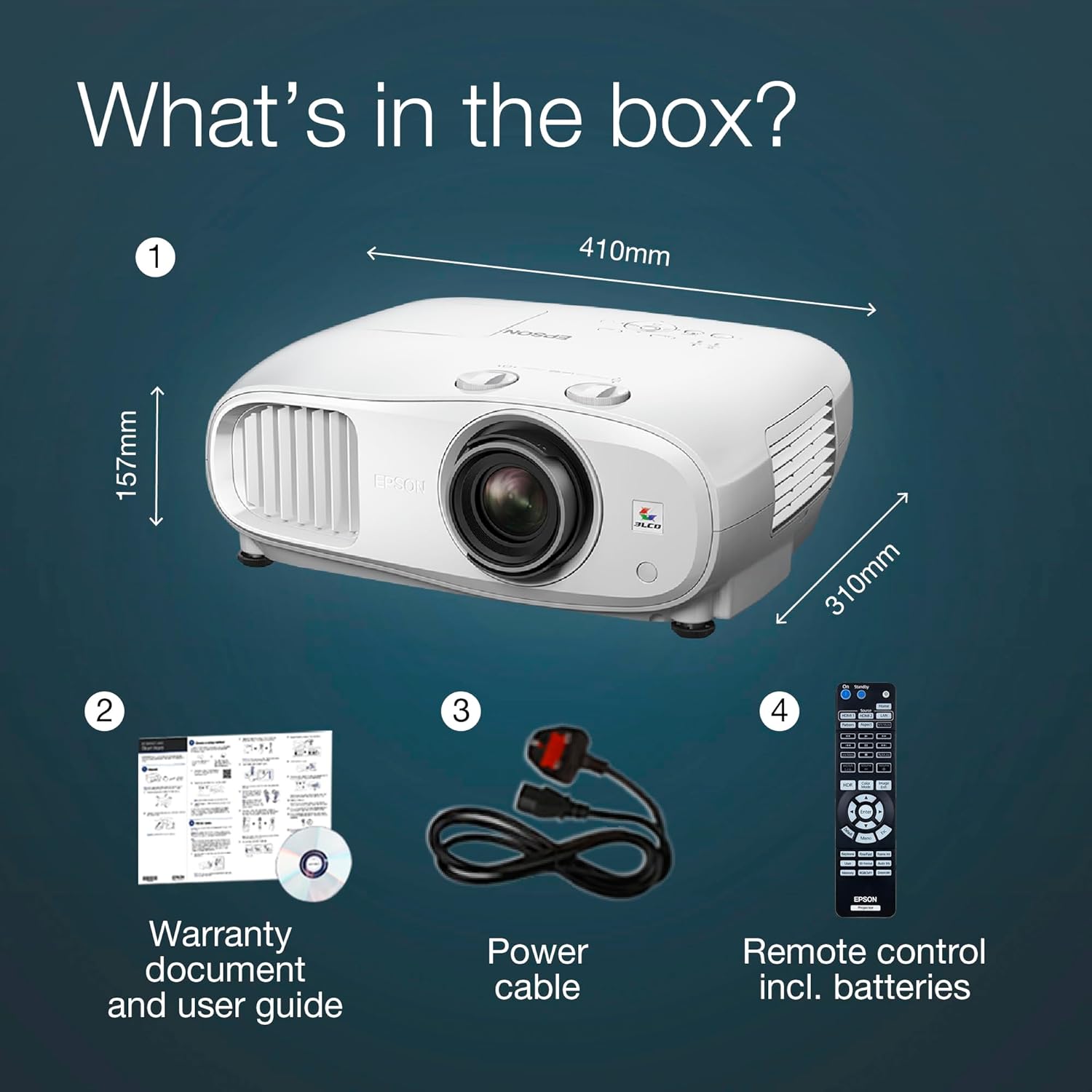 Detalle de Epson EH-TW7000 3000 Lumens projector