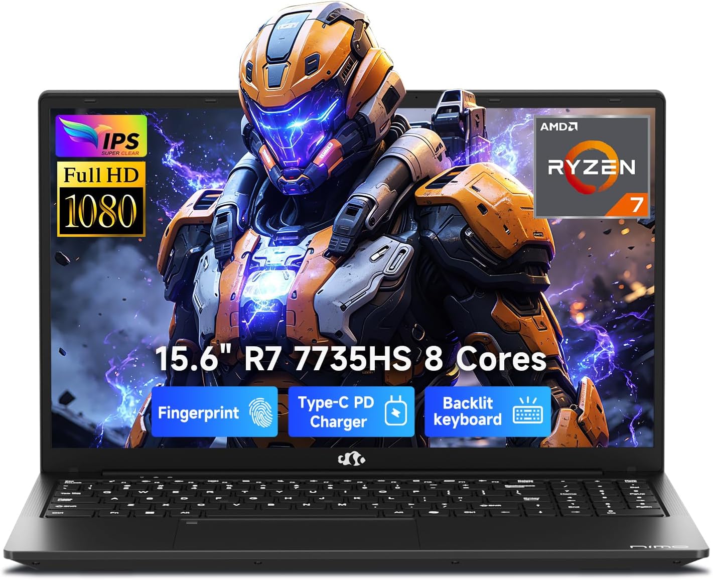Detalle de NIMO Laptop, 15.6-Inch