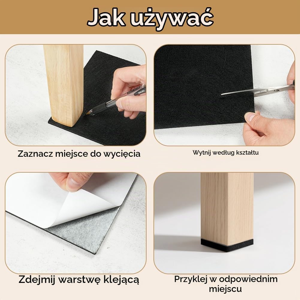 Thumbnail 6 de OSDUE P2-ZZMZ5BLA250623-FBA – filc samoprzylepny 20 × 16 cm, 4 mm, 5 szt.