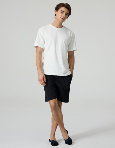Detalle de CLOSEMATE 6 Paia Calze Fantas mini Uomo in Cotone – Invisibili e Antiscivolo per Mocassini e loafer