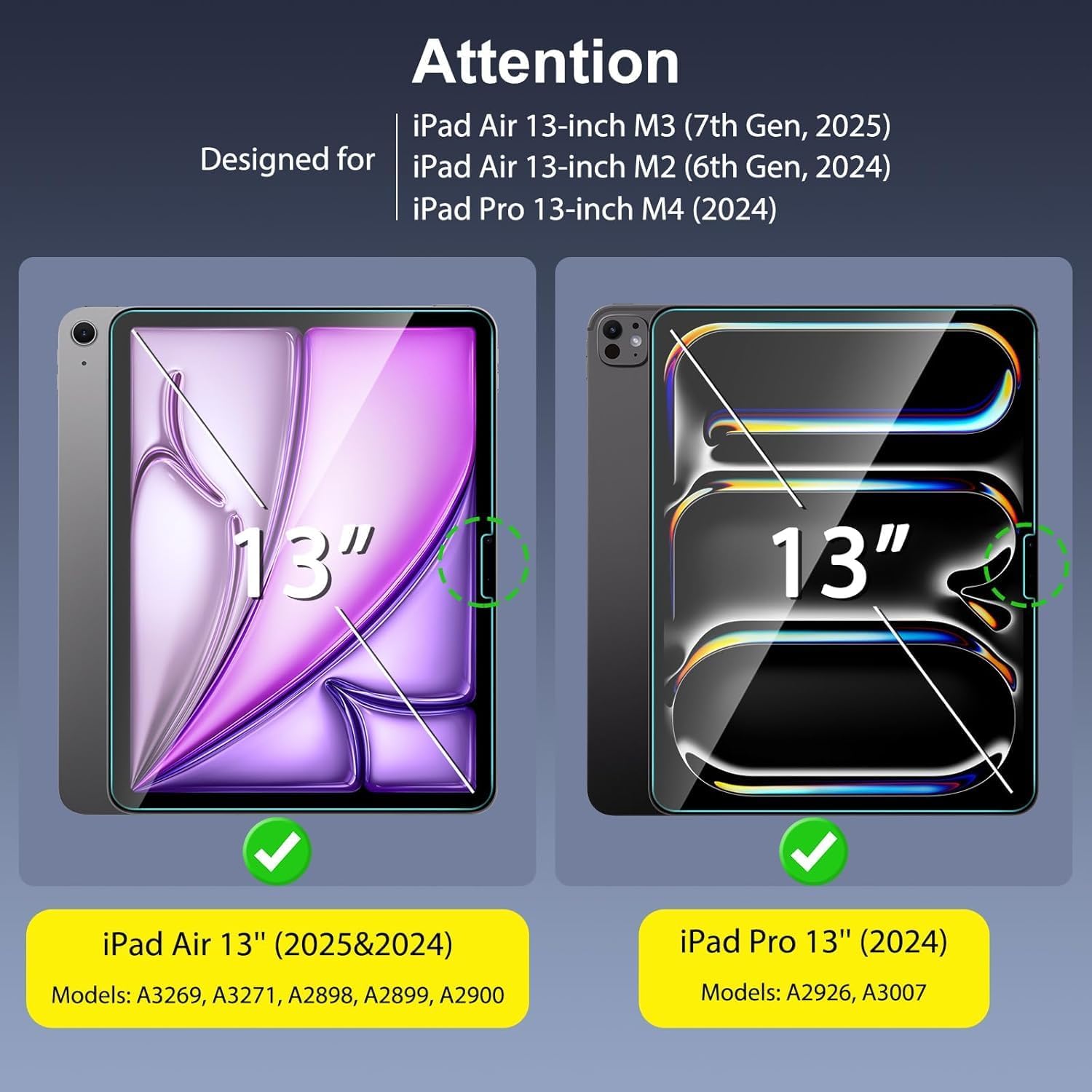 Detalle 2 de SPARIN Screen Protector for iPad Air 13 Inch 0.33mm