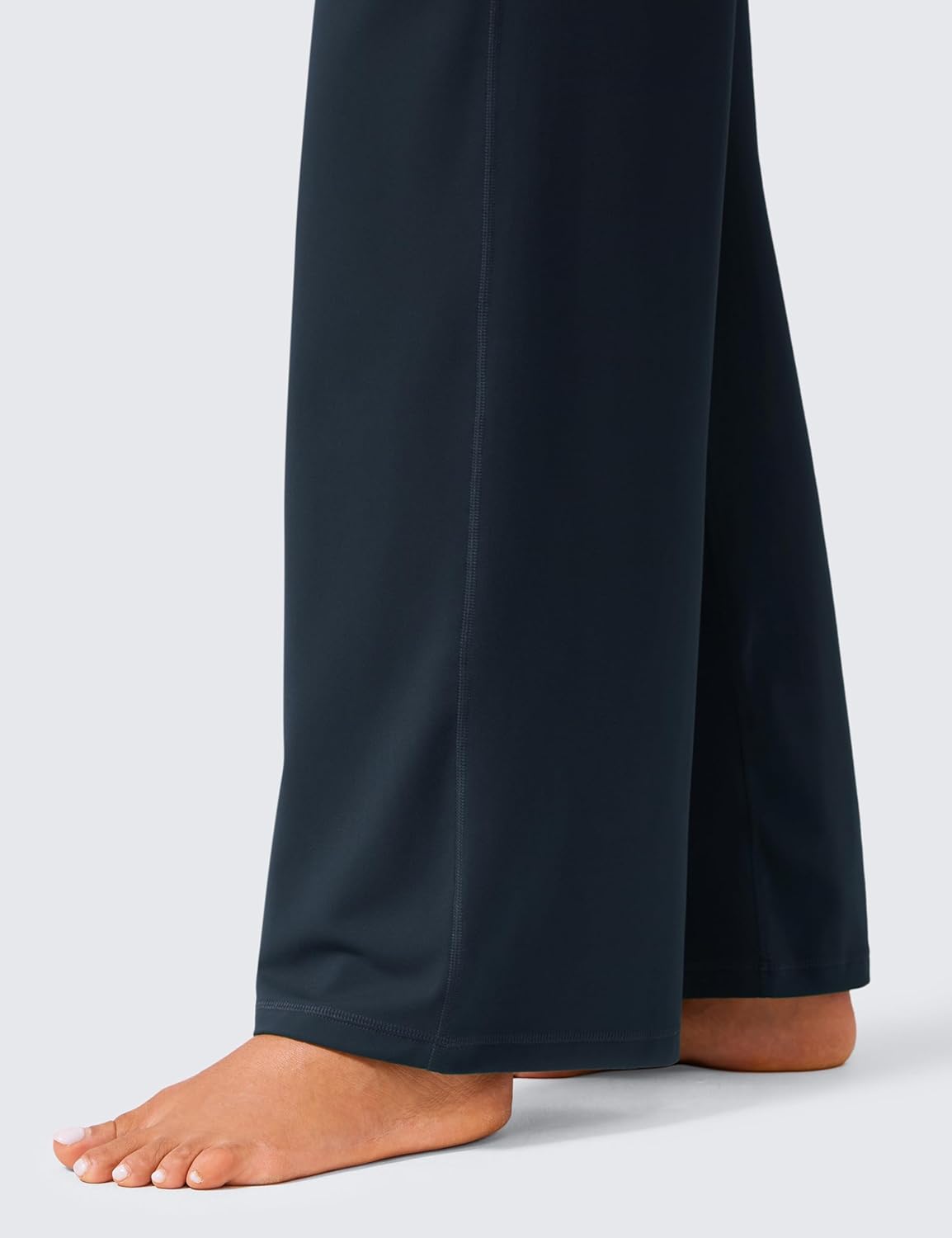 Detalle 2 de CRZ YOGA Donna Butterlift A Vita Alta: Pantaloni a Gamba Larga con Tasche, comodità casual per l’uso quotidiano