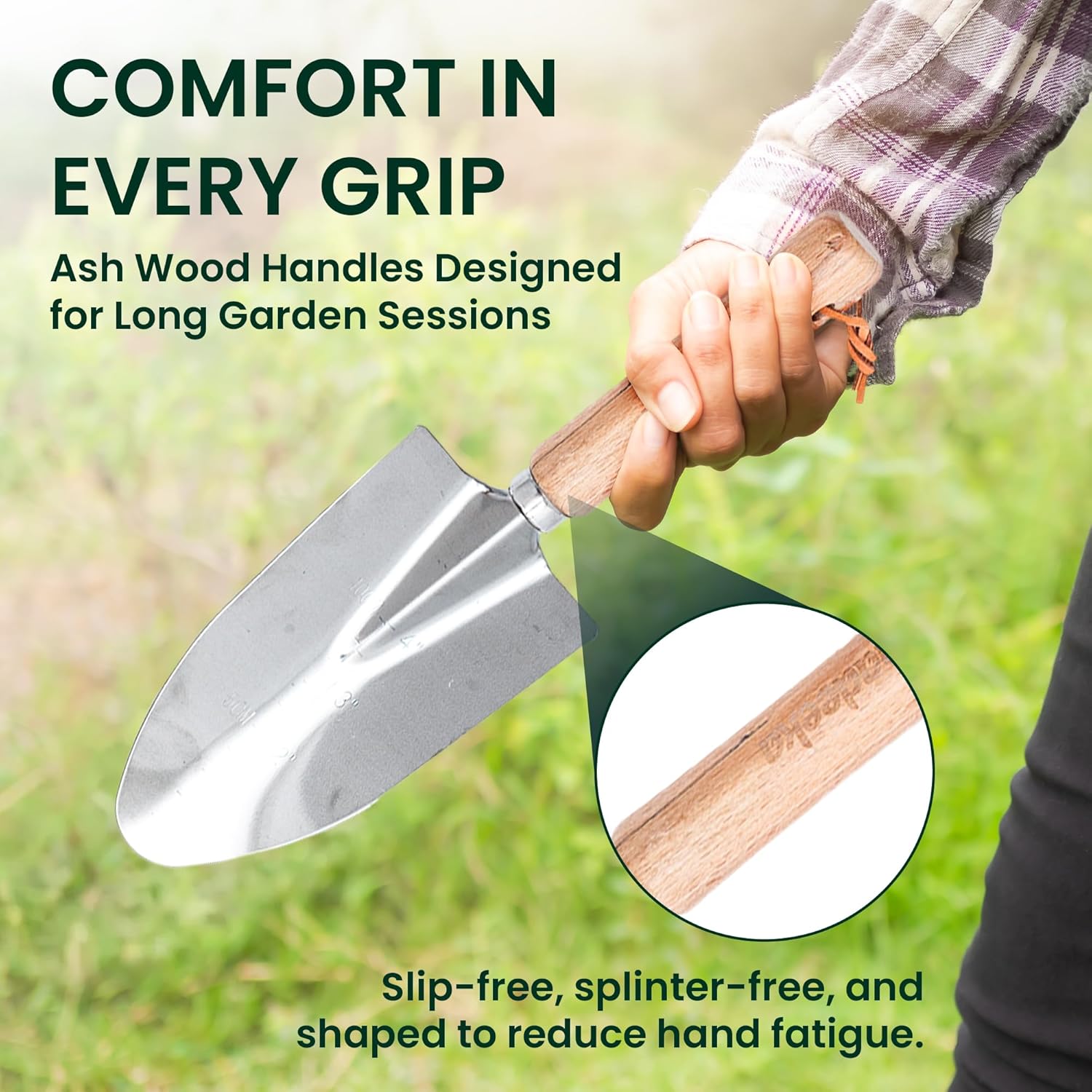 Thumbnail 2 de Hadeeka Gardening Tools Set (10-piece) with Stainless Steel Heads, Kneeling Pad, Gloves & Shoulder Strap Bag