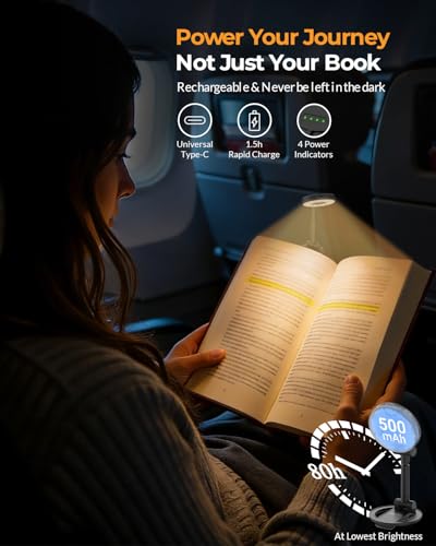 Thumbnail 4 de EastPin Book Light Clip On Reading Light with 18 LEDs