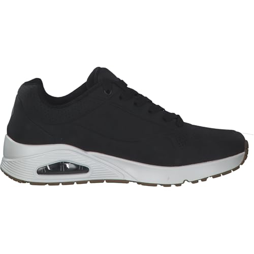 Thumbnail 4 de Skechers Men's Uno Stand on Air Sneaker (Dark Black Durabuck Trim, 10.5 UK)