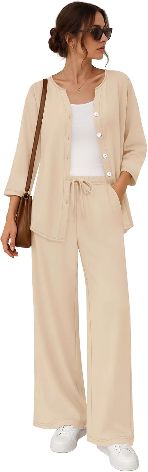 Thumbnail 2 de OFEEFAN Women's Loungewear Set, Polyester Blend