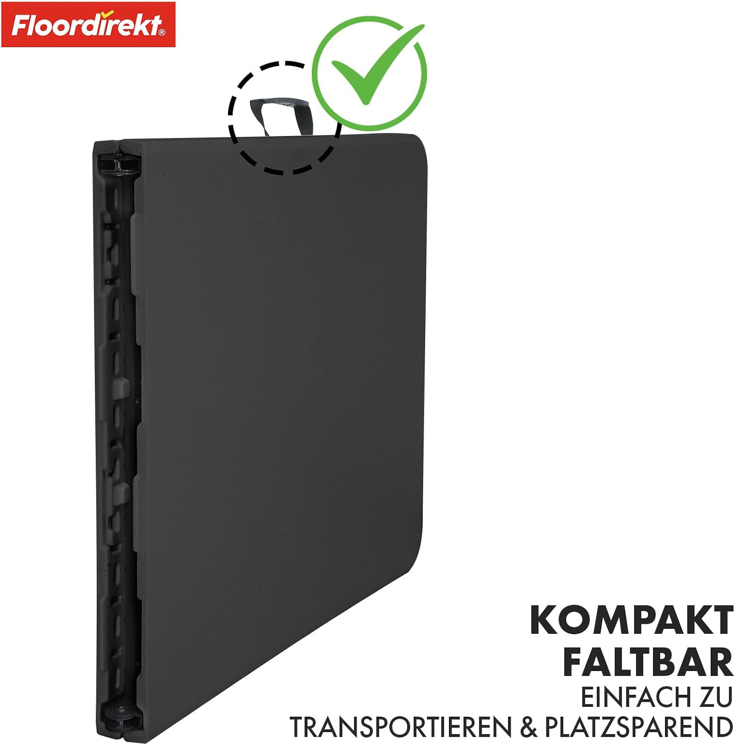 Detalle 2 de Buffettisch klappbar Kunststoff 180x73 cm