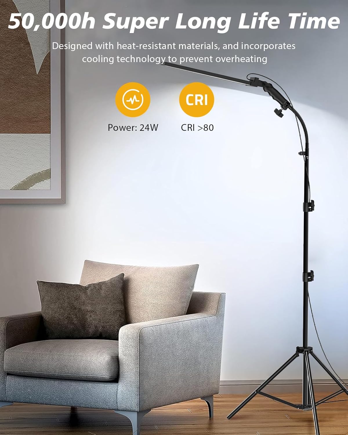 Thumbnail 4 de Heysliy Photography Studio LED Lighting Kit 2m