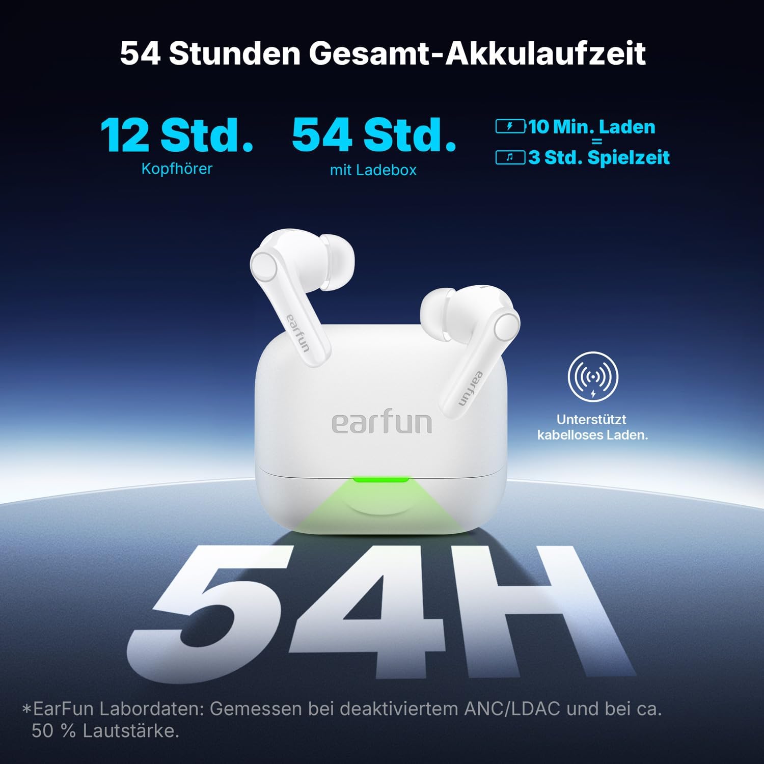 Thumbnail 4 de EarFun Air Pro 4+ Bluetooth Kopfhörer 54 Std.