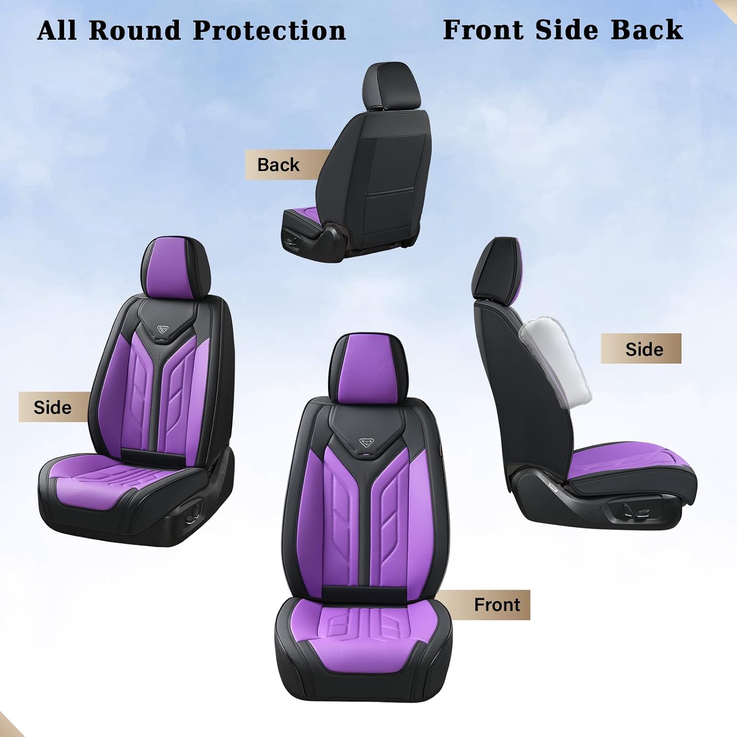 Detalle 2 de Coverado Car Seat Covers Full Set 5‑Piece