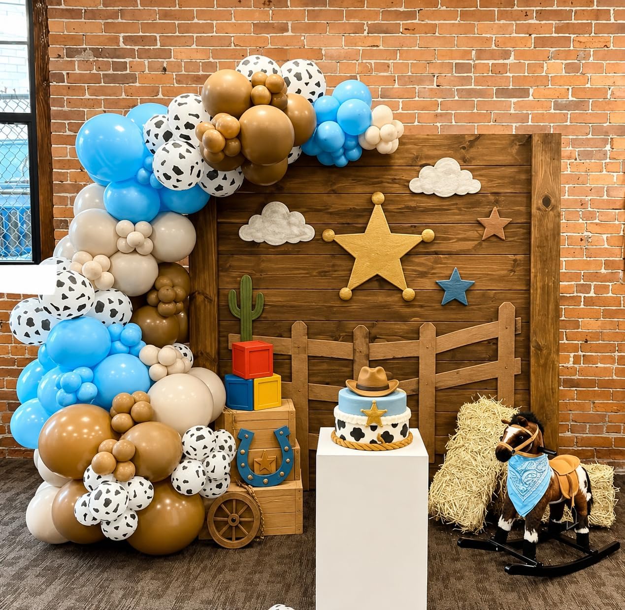Thumbnail 3 de HILAVO Cow Print Balloons – 12-Inch Cowboy Theme Latex Assortment (35 pcs) for Rodeo, Baby Shower, Farm & Western Parties