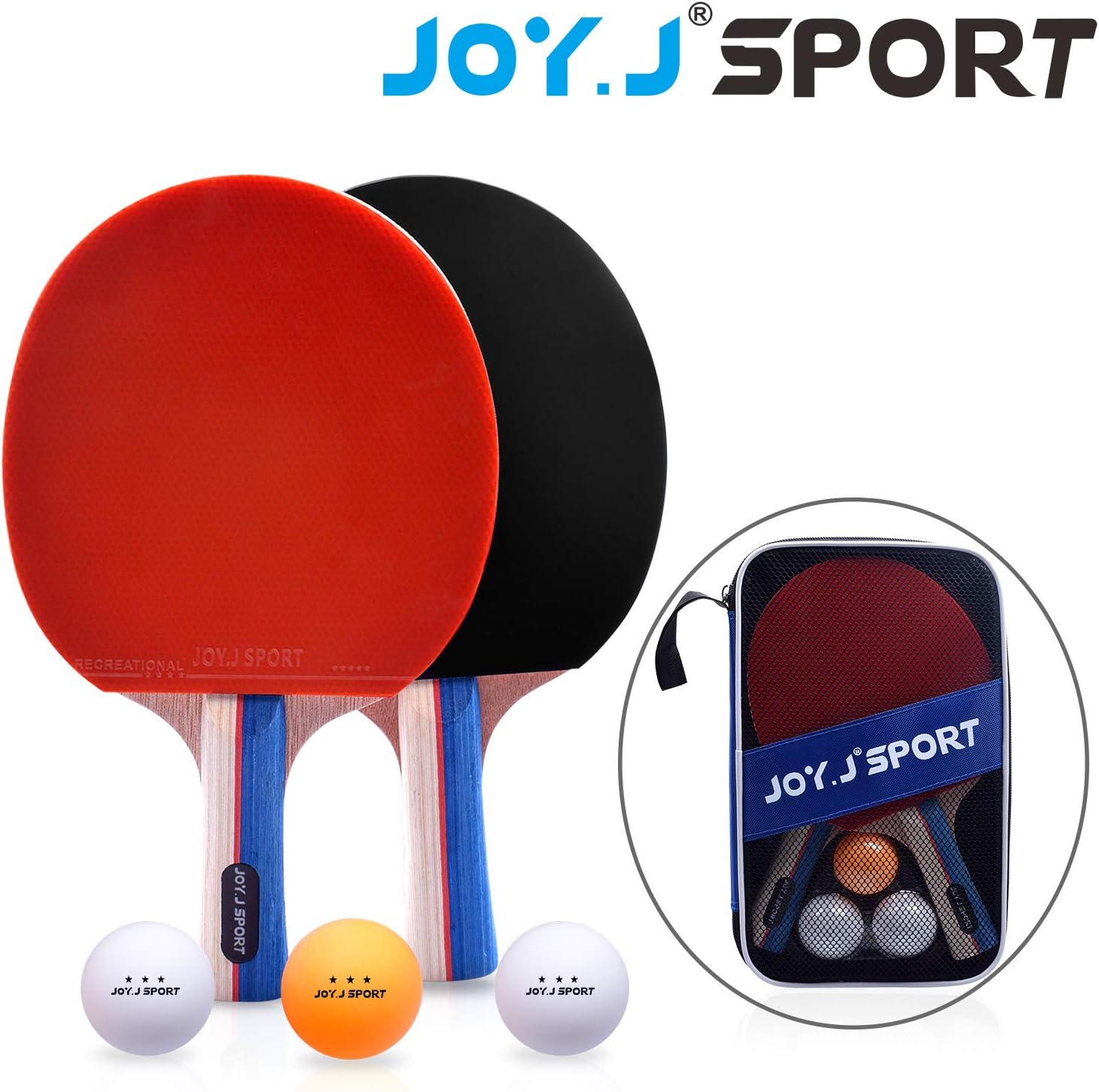 Thumbnail 6 de Table Tennis Bats and Balls Set – 3 balls