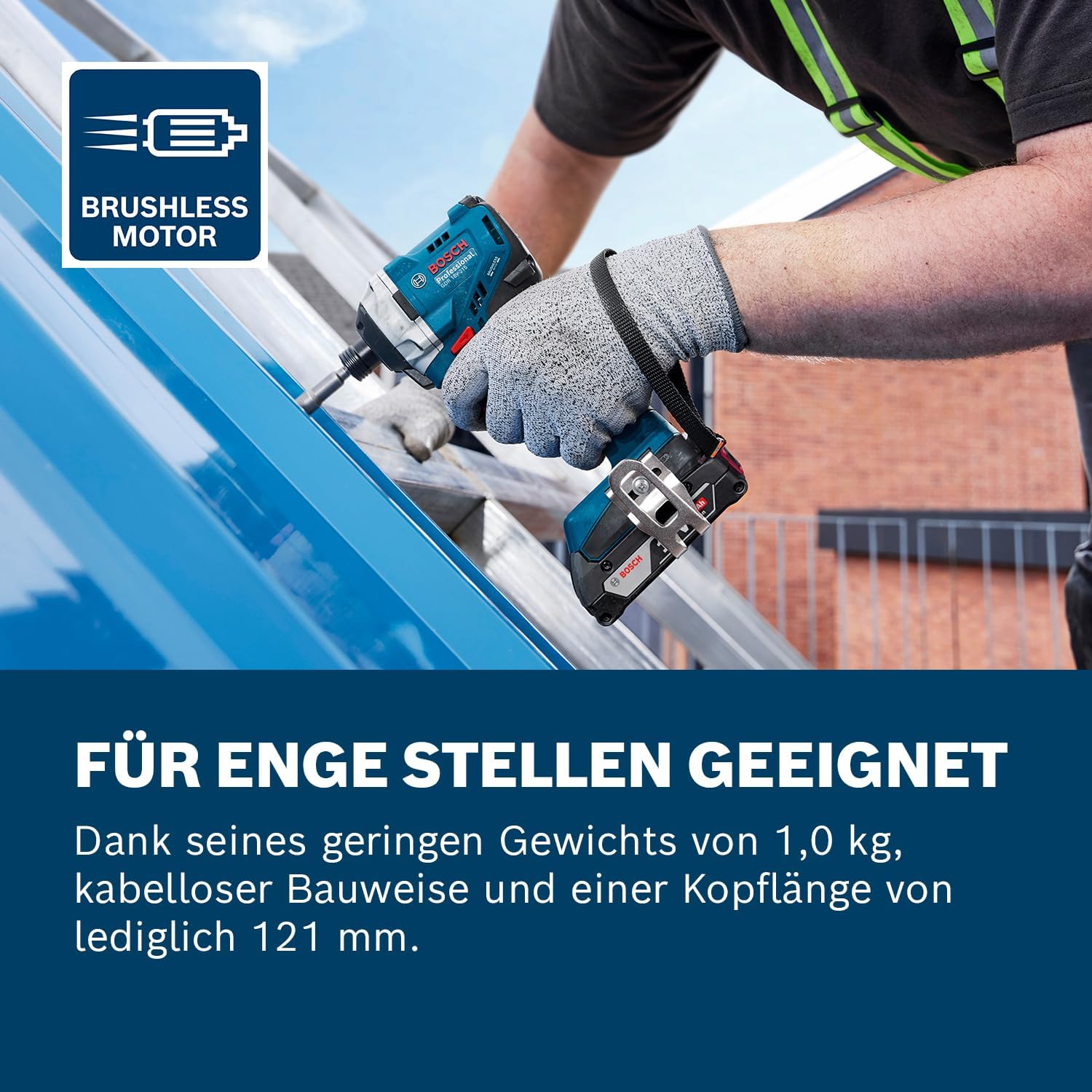 Thumbnail 2 de Bosch Professional 18V System Akku-Drehschlagschrauber GDR 18V-215