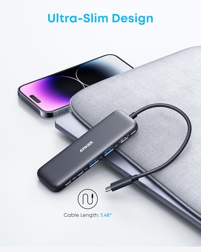 Thumbnail 6 de Anker USB C Hub (5-in-1) — USBC to HDMI Splitter with 4K Display, 85W Pass-Through