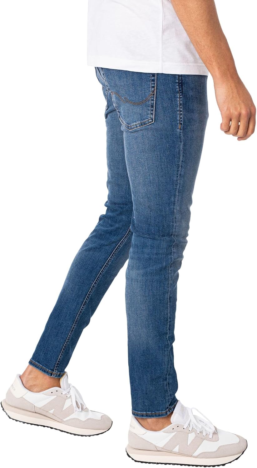 Detalle de JACK & JONES Liam Original Agi 005 skinnyjeans för herr med stretch