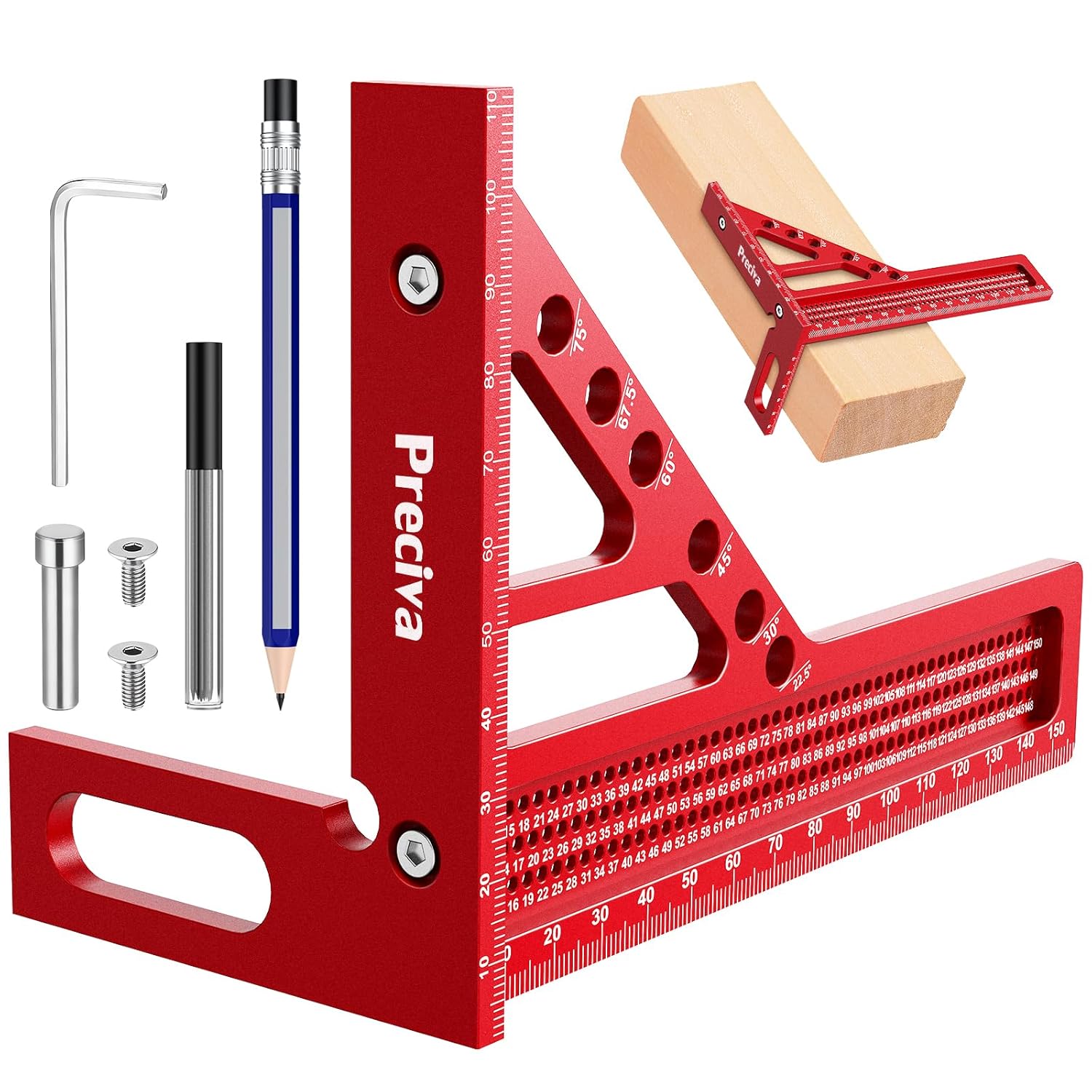 Preciva 3D-Mehrwinkel-Winkelmesser ±0,2 mm