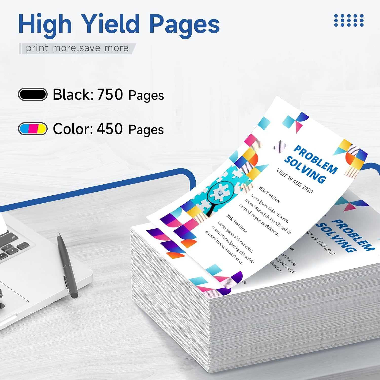 Detalle de 305XL Compatible Ink Cartridges 2-Pack ๐จ