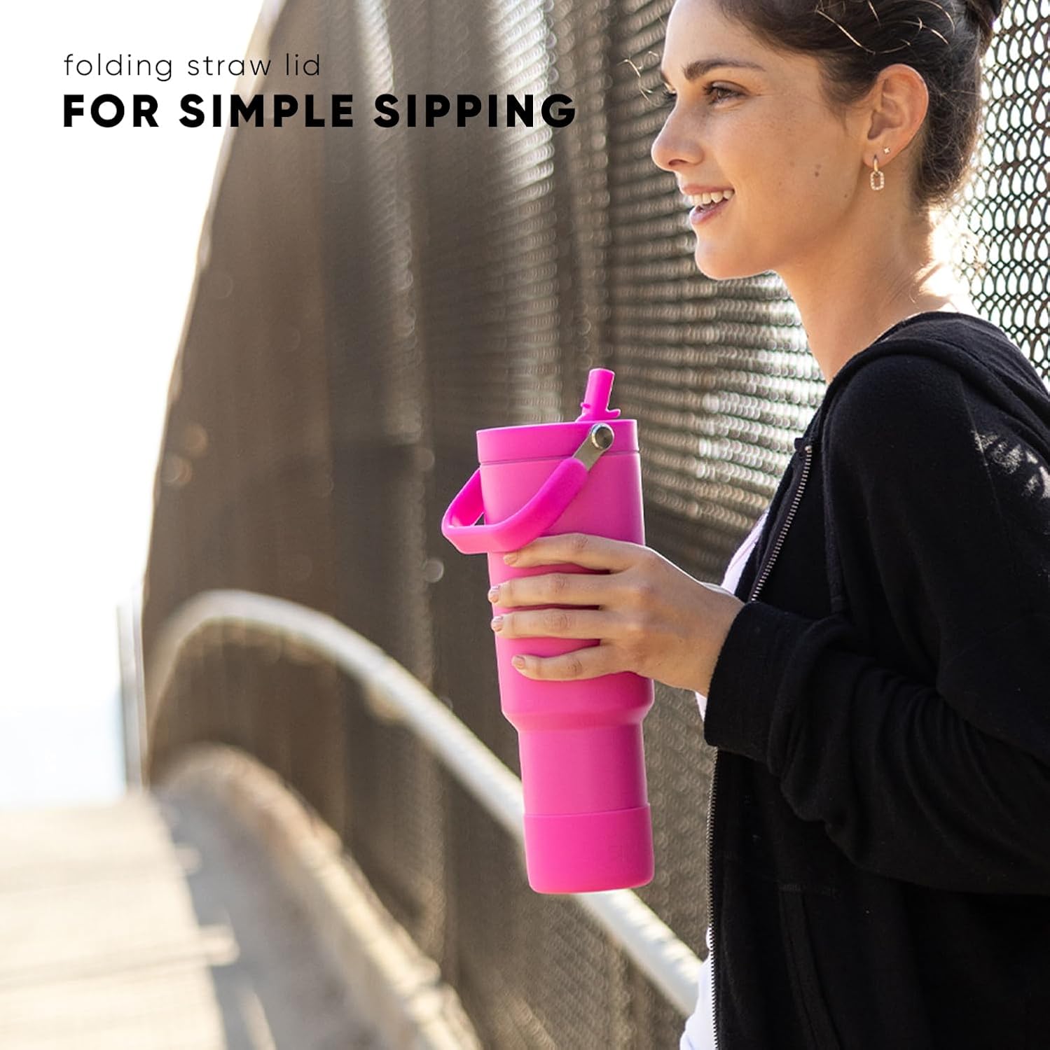 Detalle 2 de Simple Modern Trek Pivot 40oz insulated tumbler 🚰